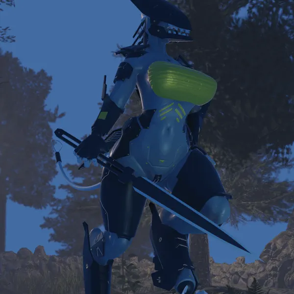 blade wolf (konami, metal gear) created by void dragon216