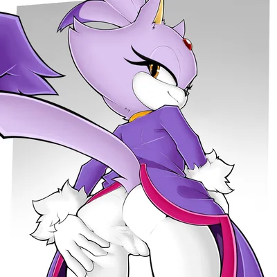 blaze the cat (sega, sonic the hedgehog (series)) created by amazinggwen