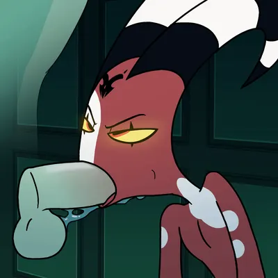 blitzo (helluva boss), chazwick thurman (hellaverse, helluva boss) created by tetragon