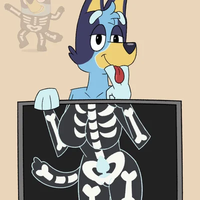 bluey heeler (bluey (series)) created by slightlyarousedguy