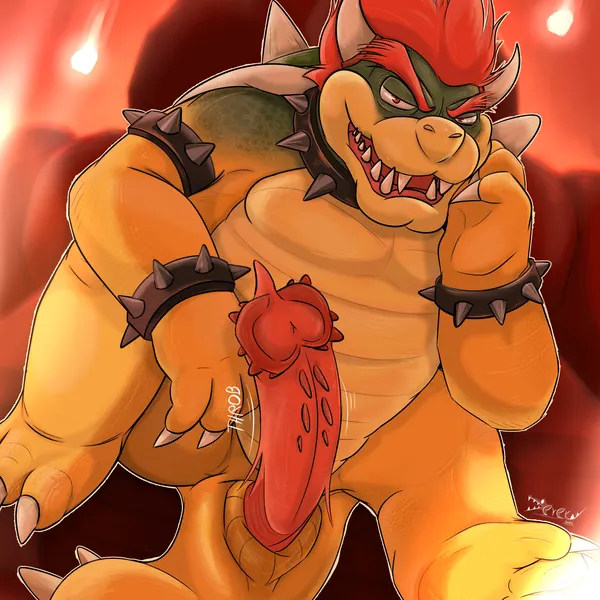 bowser (mario bros, nintendo) created by derekdragon