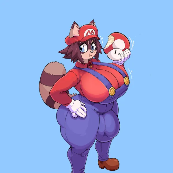 bridget (arkanman), mario (mario bros, nintendo) created by arkanman