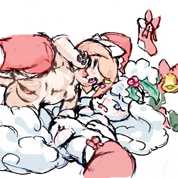 brownie pembroke, holly melita (90 percent studios, christmas) created by arisel uwu