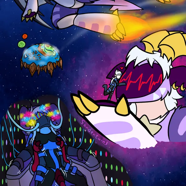 buwaro elexion, kieri suizahn (slightly damned) created by sandentwins