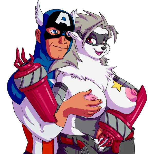 captain america (bandai namco, digimon) created by zooshi