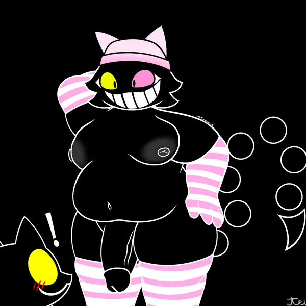 cat mike (deltarune), friend (deltarune), mike (deltarune) (deltarune, undertale (series)) created by tunrix canrio