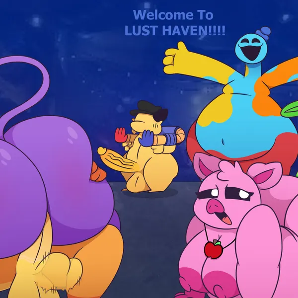 catnap (poppy playtime), doey the doughman (poppy playtime), dogday (poppy playtime) (mob entertainment, poppy playtime) created by tunemon