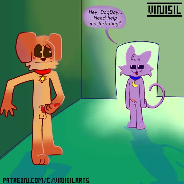 catnap (poppy playtime), dogday (poppy playtime) (mob entertainment, poppy playtime) created by vinisil