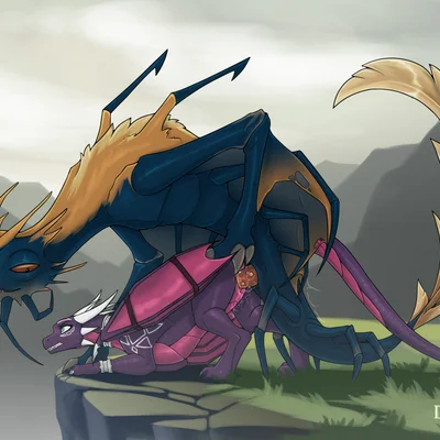 cynder (activision, european mythology) created by dreyk-daro