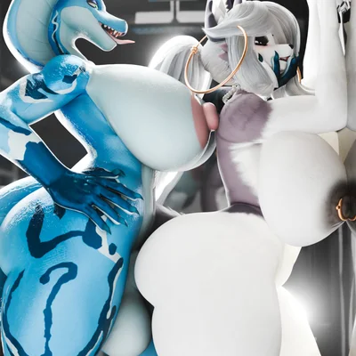 dariana (quetzaly), loona (helluva boss) (hellaverse, helluva boss) created by yamayza