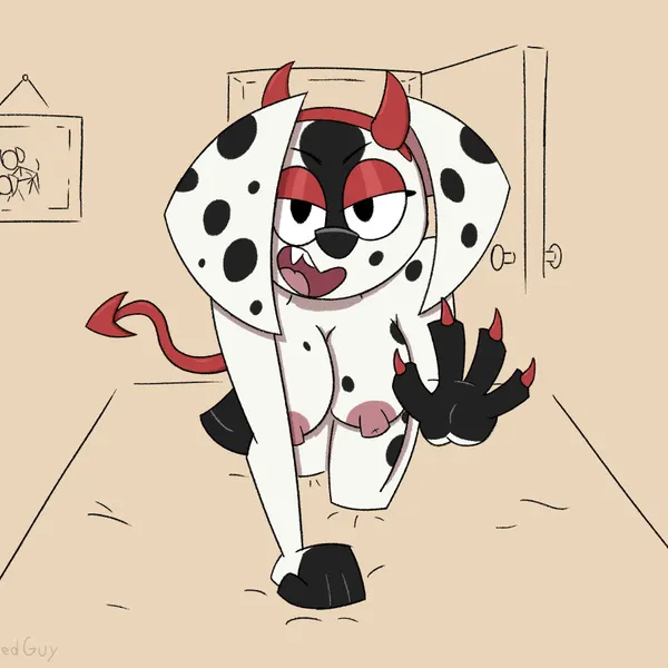 dee dee (101 dalmatians) (101 dalmatian street, 101 dalmatians) created by slightlyarousedguy