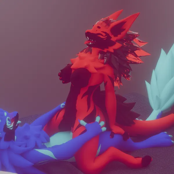 diamond (diamondprotogen), ruby (diamondprotogen) created by diamondprotogen