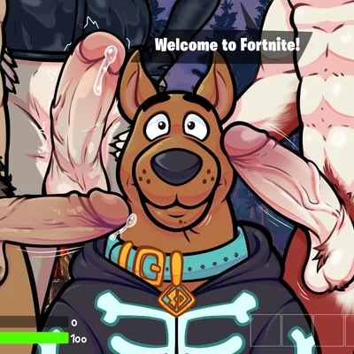 dire (fortnite), lycan west (fortnite), scooby-doo (epic games, fortnite) created by joalmidon