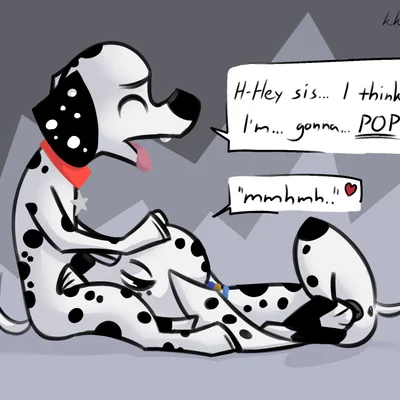 dolly (101 dalmatians), dylan (101 dalmatians) (101 dalmatian street, 101 dalmatians) created by kettukarkki