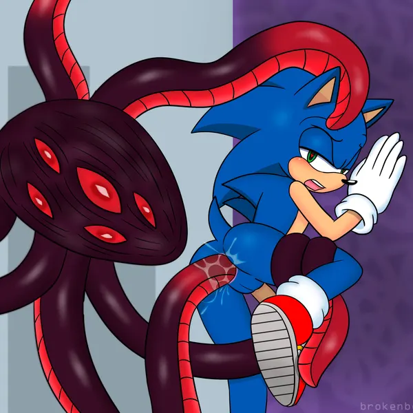 doom morph shadow, shadow the hedgehog, sonic the hedgehog (sega, sonic the hedgehog (series)) created by brokenbone