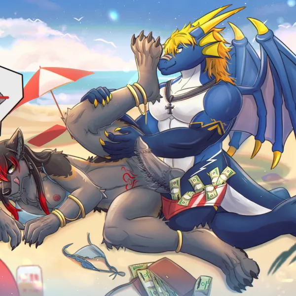 dragon enigma, inkcloud (mythology) created by dbyizhen