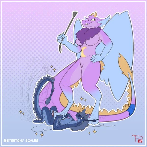 drak (digitalscales), petal (dapperhedgehog) (mythology) created by digitalscales