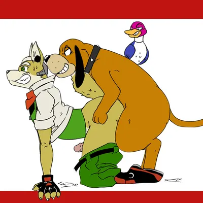 duck hunt dog, duck hunt duck, fox mccloud (duck hunt, nintendo) created by lobogris, reagan700