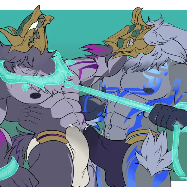 eclipse wolftrooper (honkai: star rail), sableclaw wolftrooper (honkai: star rail) (honkai: star rail, mihoyo) created by spiritguidearts