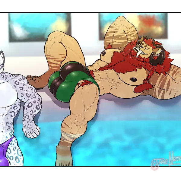 eitan (trials in tainted space), frey stijnssen (trials in tainted space) created by theneonfox