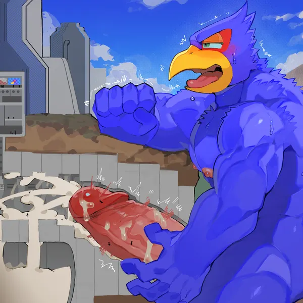 falco lombardi (nintendo, star fox) created by nyarusanlove