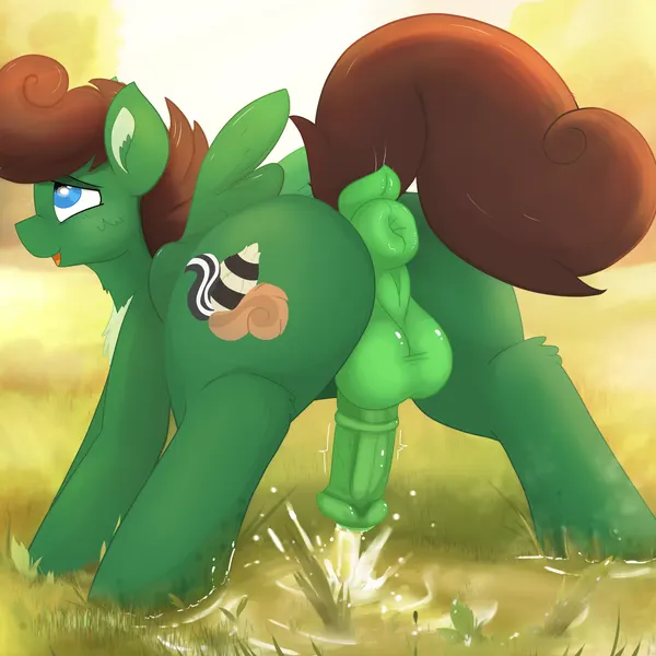 fan character, pine thunderoak (hasbro, my little pony) created by not texmex