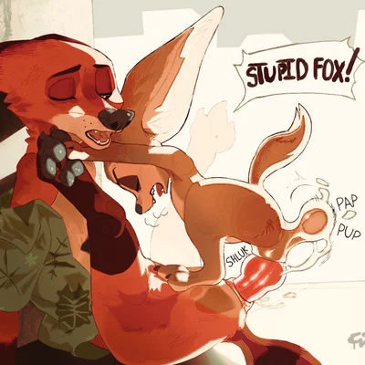 finnick (zootopia), nick wilde (disney, zootopia) created by fizzthetiger