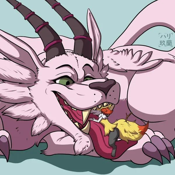 firefox (braixfire) (bandai namco, digimon) created by harikuran