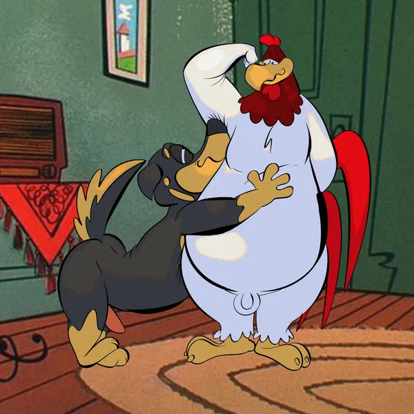 foghorn leghorn, gunner rotthbauer (looney tunes, warner brothers) created by joesanchez