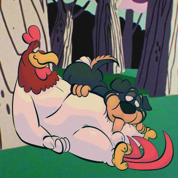 foghorn leghorn, gunner rotthbauer (looney tunes, warner brothers) created by joesanchez