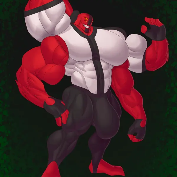 four arms (ben 10) (ben 10, cartoon network) created by gabgbb