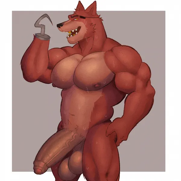 foxy (fnaf) (five nights at freddy's, scottgames) created by fleshformomo