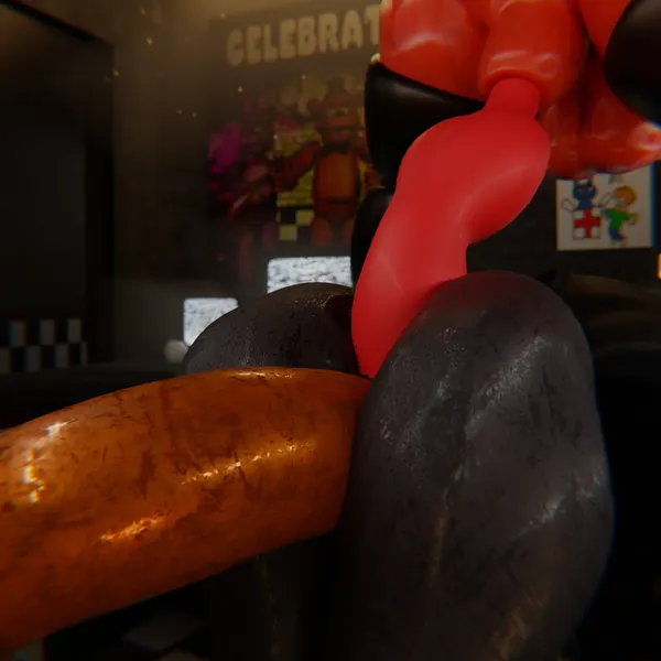 foxy (fnaf), freddy (fnaf), scp-1471-a (five nights at freddy's, five nights at freddy's 2) created by tenshi ai