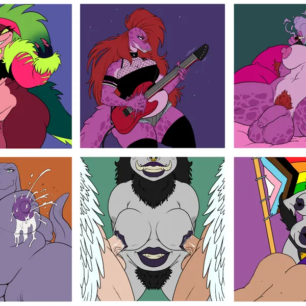 fyrtila wraithrend (morphide), missi zilla, nilee (morphide) (hazbin hotel, hellaverse) created by doomington