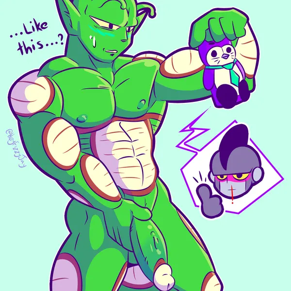 gamma 1, piccolo (dragon ball, dragon ball z) created by fizzyjay