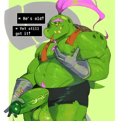 gerson, gerson boom (deltarune) (deltarune, undertale (series)) created by fungirussy