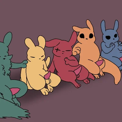 gourmand (rain world), hunter (rain world), inv (rain world) (rain world, videocult) created by passey voppy