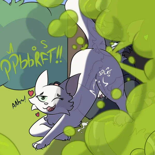 half moon (warriors), jayfeather (warriors) (warriors (book series)) created by rancidwyrm