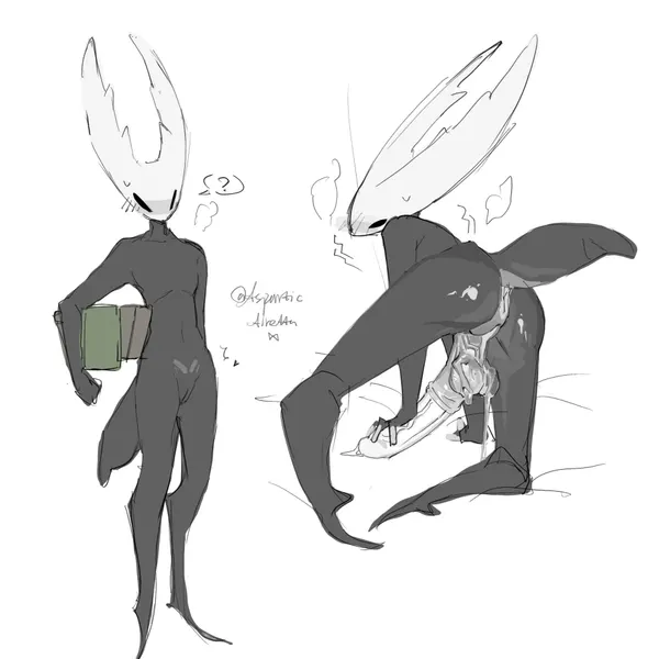 hollow knight (character) (hollow knight (franchise), team cherry) created by alretta