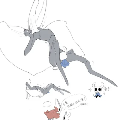 hollow knight (character), hornet (hollow knight), the knight (hollow knight) (hollow knight (franchise), team cherry) created by milktea25424633