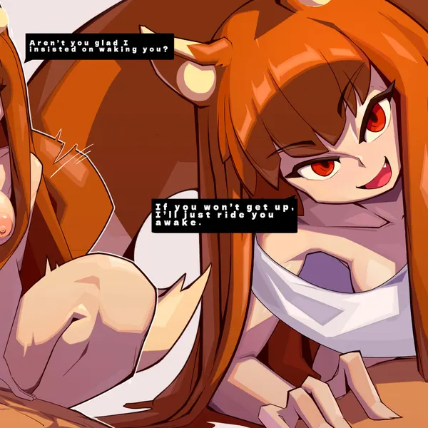 holo (spice and wolf) (spice and wolf) created by nerfechi
