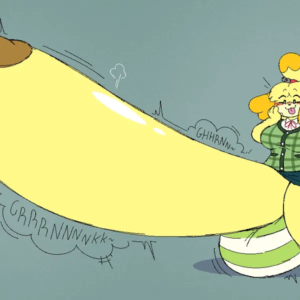 isabelle (animal crossing) (animal crossing, nintendo) created by beeblimp, jalpunny