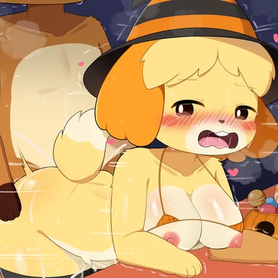 isabelle (animal crossing), tom nook (animal crossing) (animal crossing, nintendo) created by 0227