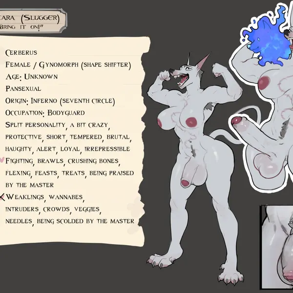 iscara (skoll666) (european mythology, greek mythology) created by kochinsfw