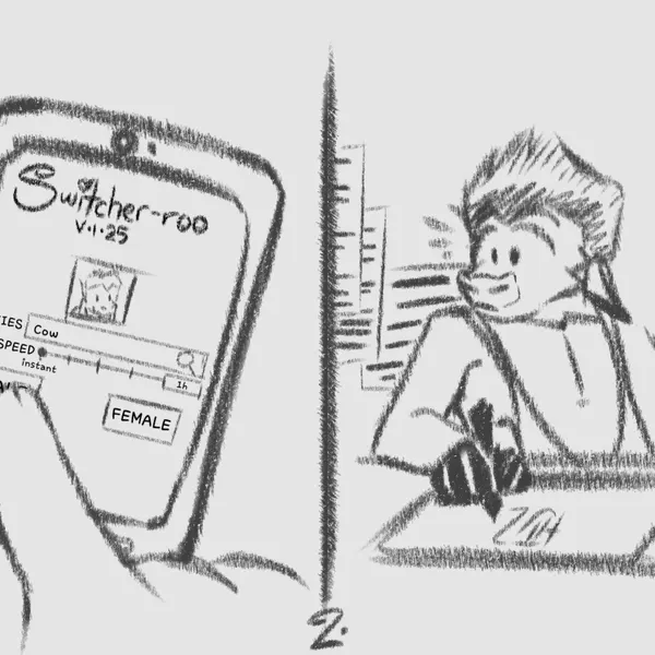 jhon (jhon's story), zandriel (storytale) (switcher-roo) created by valken holmes