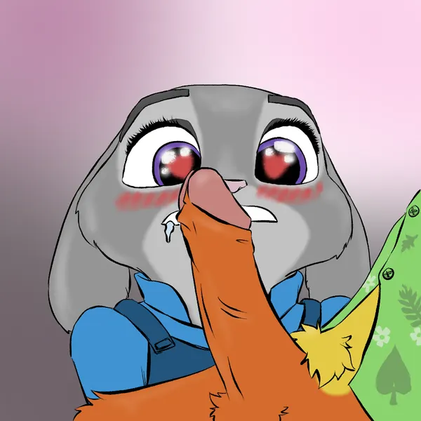 judy hopps, nick wilde (disney, zootopia) created by krekel