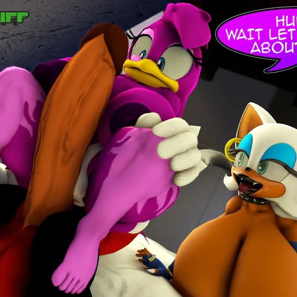 knuckles the echidna, rouge the bat, wave the swallow (sega, sonic riders) created by rocketspuff