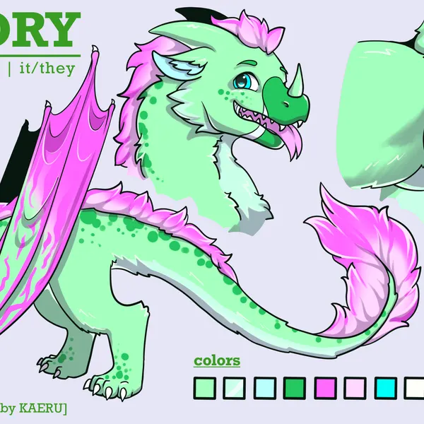 kowyvern (european mythology, mythology) created by kaeru