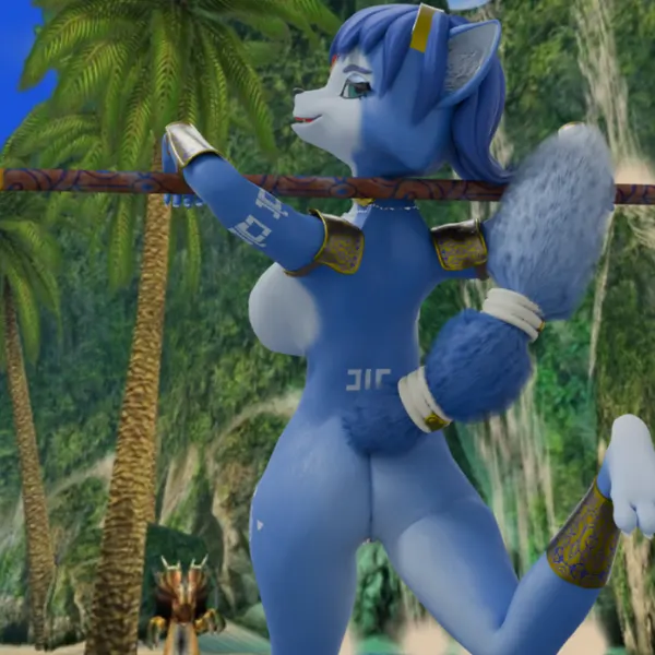 krystal (star fox) (nintendo, star fox) created by semioriginalusername
