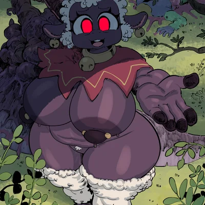 lamb (cult of the lamb) (cult of the lamb, massive monster (studio)) created by toto draw